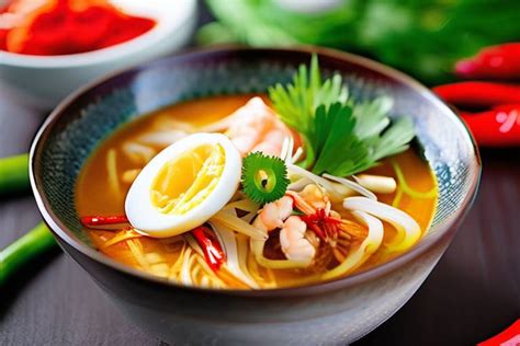  Laksa Kedah: Uma Sinfonia Explosiva de Sabores Azedos e Picantes Que Te Transportarão para as Ruas Vibrantes de Kota Kinabalu!